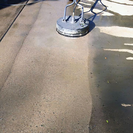 Concrete cleaning